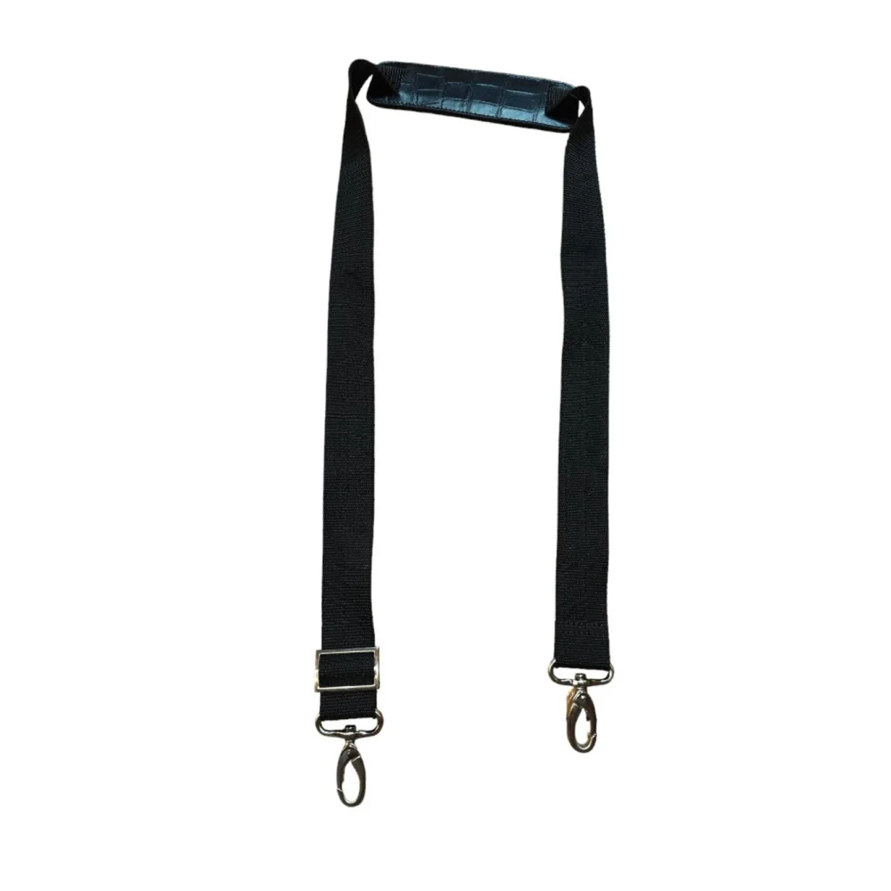 Vintage Kenneth Cole Reaction Black Faux Leather Crocodile Pattern Briefcase Bag - Picture 16 of 16